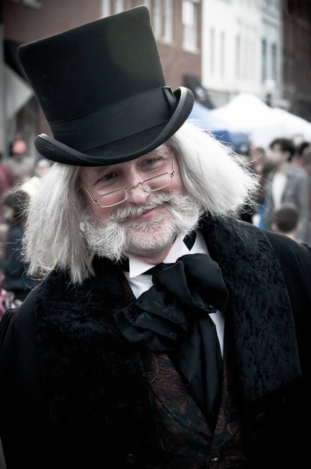 Character at the Dickens of a Christmas festival in downtown Franklin, TN.