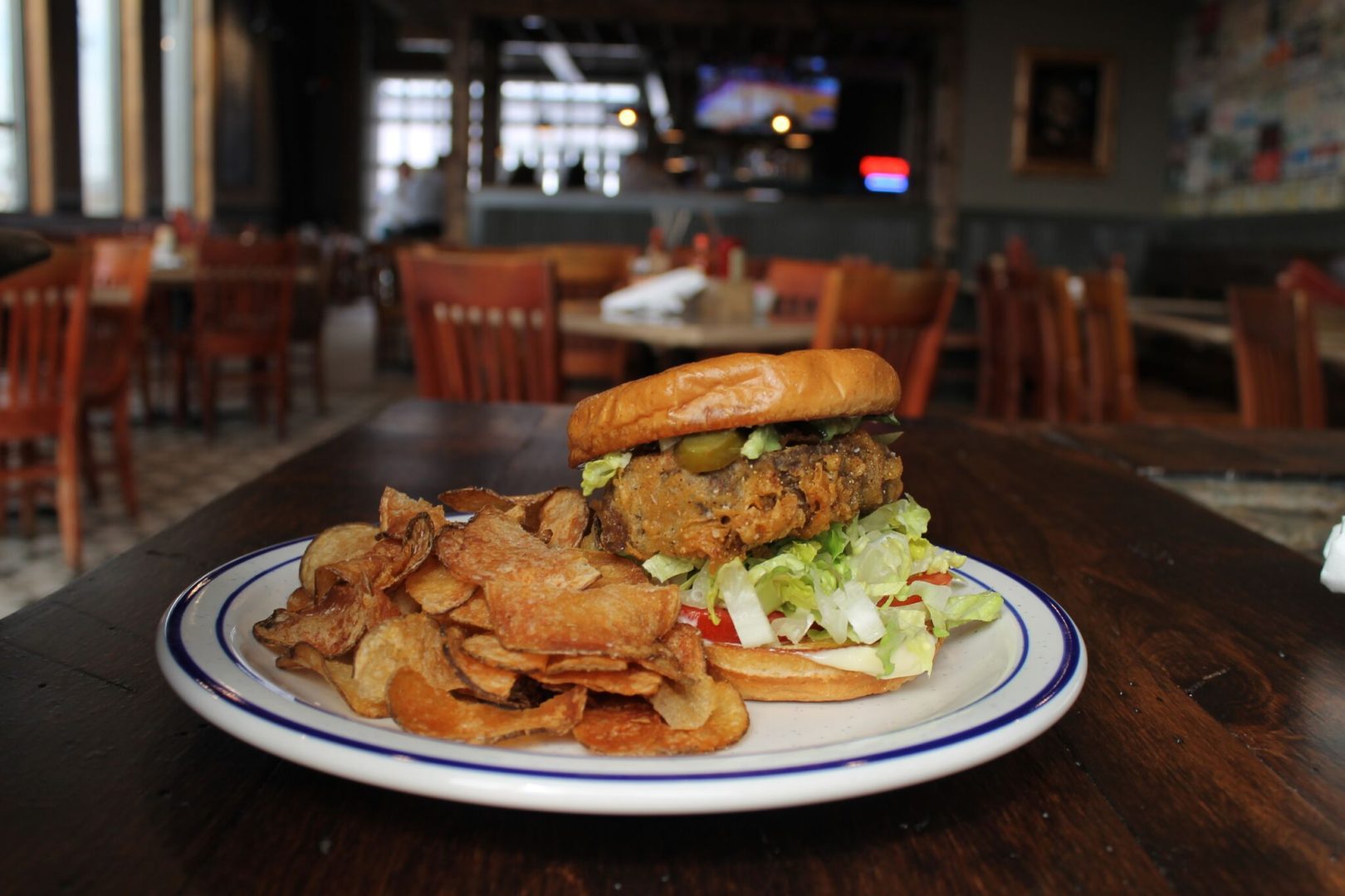 A Sandwich at 55 South Restaurant, a Brentwood and Franklin, Tennessee favorite. 