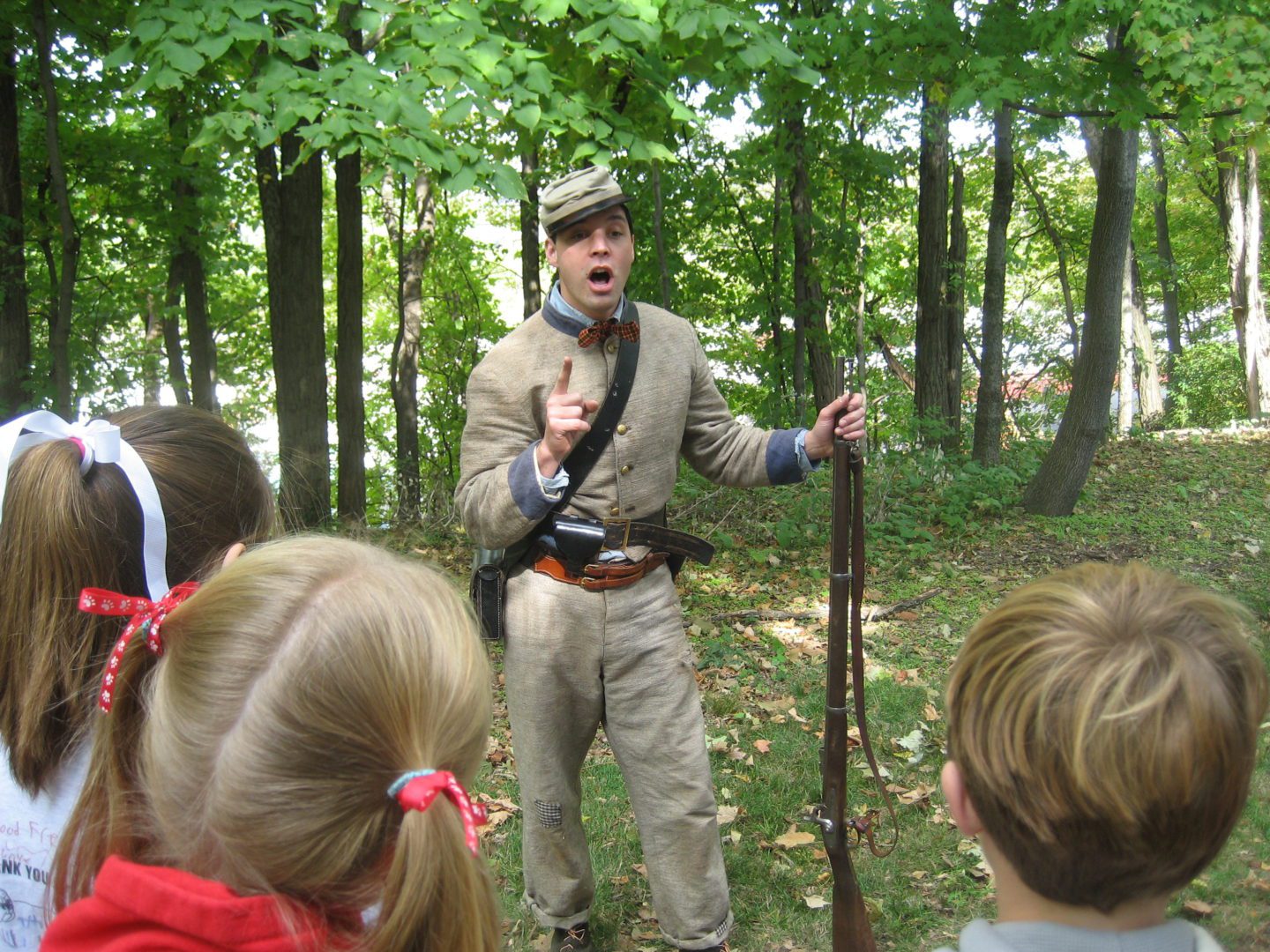 Trades Festival- Re-enactor.