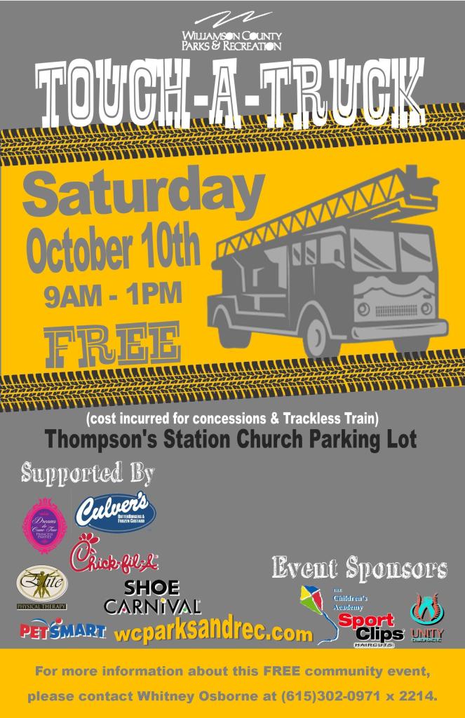 Touch a Truck Event in Franklin, TN - Family Events & Kids Events