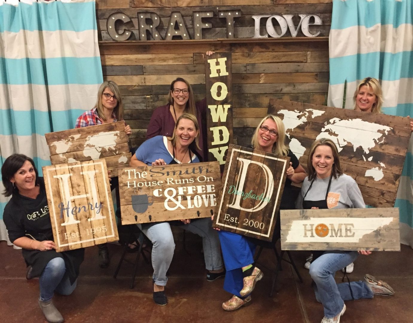Women, Wine, and Wood | DIY Workshop | Craft Love Franklin.
