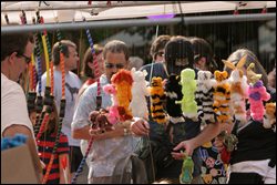 Franklin on the Fourth event in downtown Franklin, TN, the event offers a fireworks show, live bands, games, vendors and more!