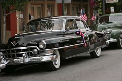Antique car at Franklin on the Fourth event in downtown Franklin, the event offers a fireworks show, live bands, games, vendors and more!