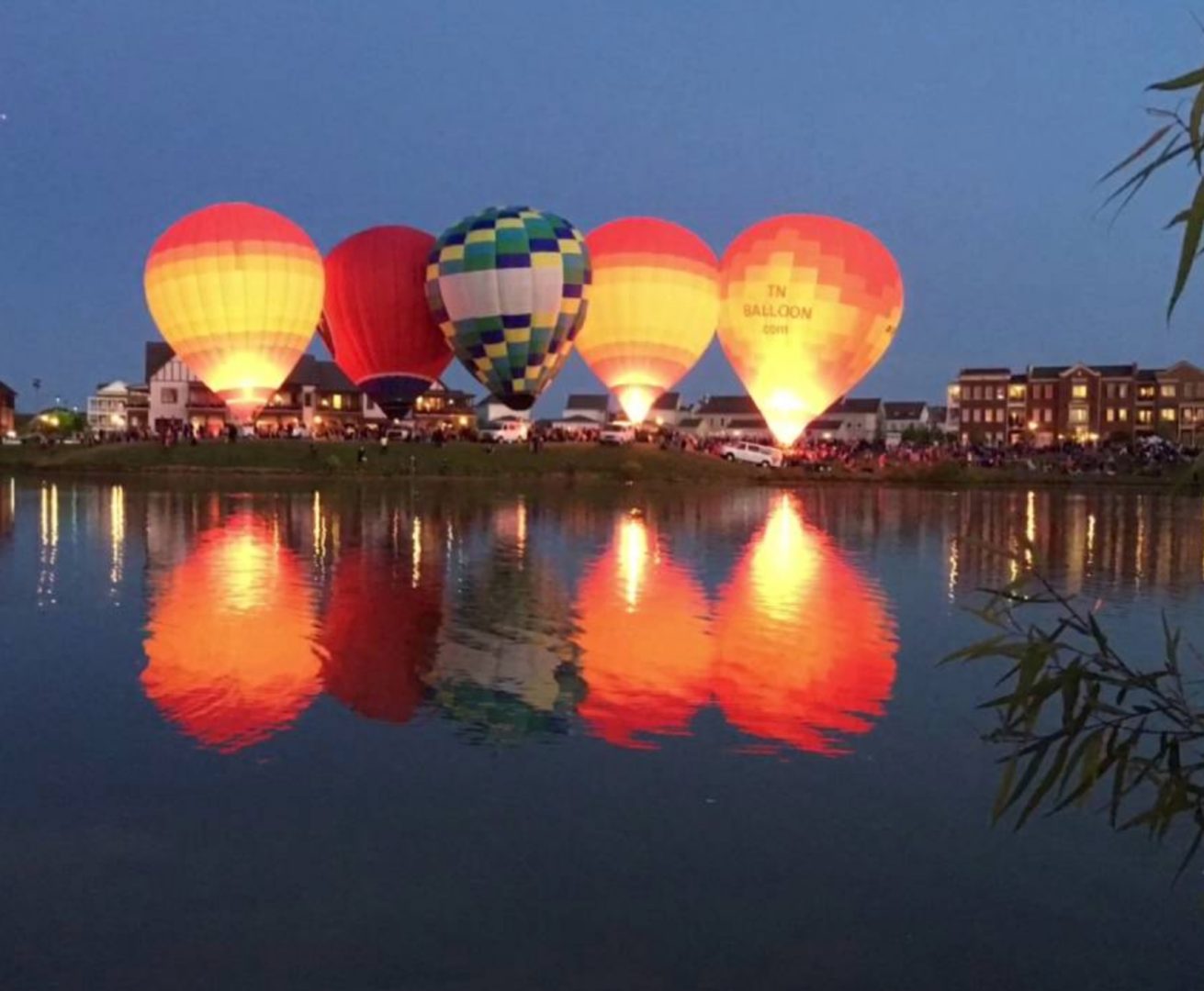 Westhaven hot air balloon festival in Franklin, Tennessee.