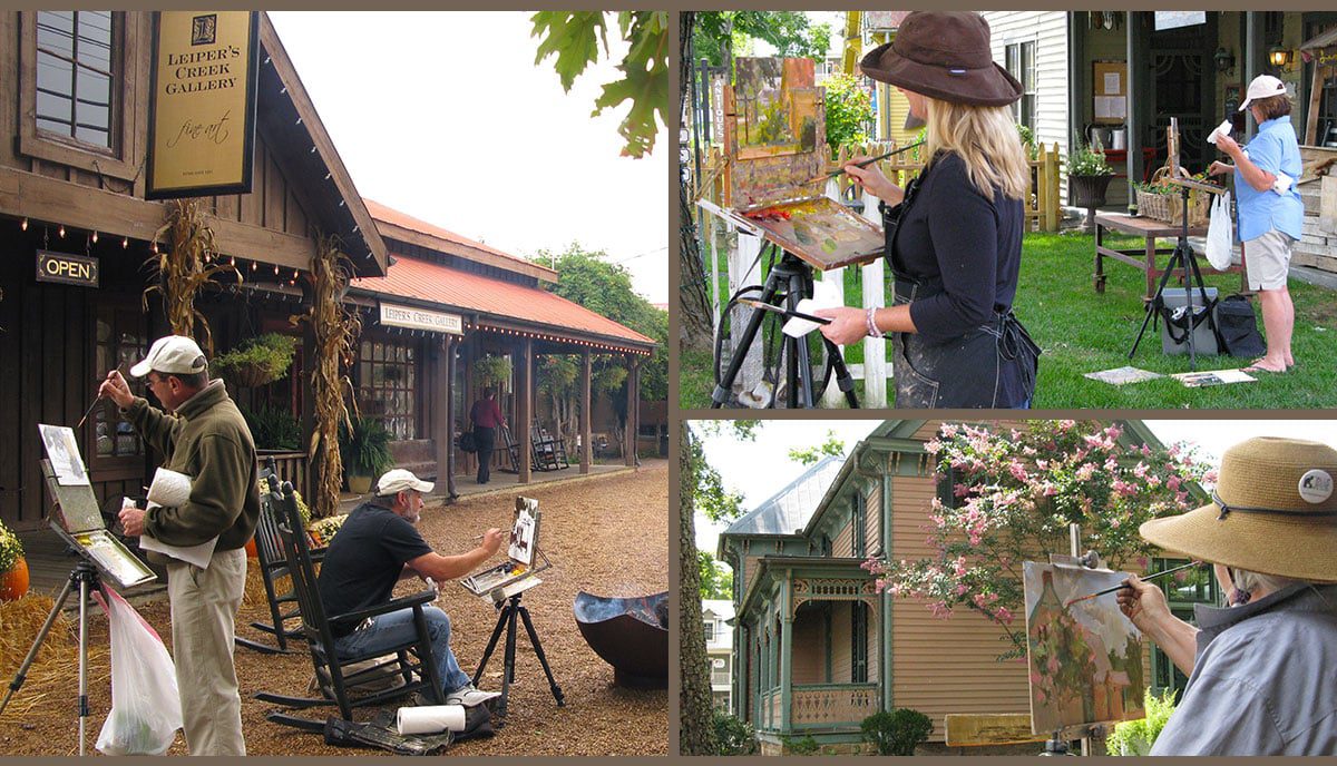 PAPSE (Plein Air Painters of the Southeast) Paint Out -Leiper's Creek Gallery Franklin, TN