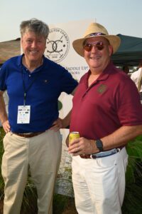 Damon Byrd and John Menefee at Chukkers for Charity in Franklin, Tenn.