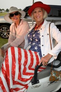 Gwyneth Kerr and Jeri Housley at Franklin, TN event, Chukkers for Charity.