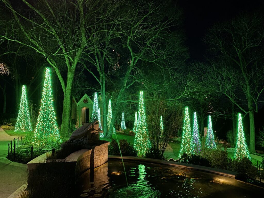 Nashville Holiday Lights Festival at Cheekwood Estate & Gardens.