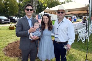 Tom Schlesinger and Hill McAllister at Chukkers for Charity Franklin, TN event.