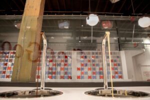 Interior of Goo Goo Chocolate Co in downtown Nashville, the location offers Design Your Own Confection Stations, a new Chocolate Bar menu including boozy milkshakes, interactive classes, and more!