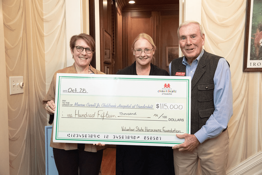 Meg Rush, Marianne Byrd, Dwight Hall.