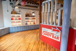 Nashville TN Goo Goo Chocolate Co store interior.