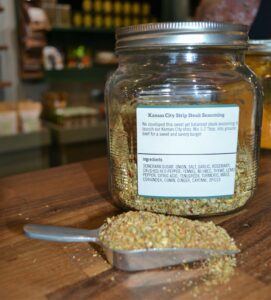 Kansas City Strip Steak seasoning at the Savory Spice Shop in downtown Franklin TN.