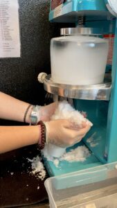 Shaved ice, Urban Sips + Sweets Downtown Franklin TN.