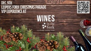 White Brown and Red Christmas Parade Facebook Event Cover - 1