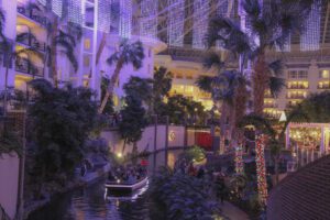 Riverboat ride in Nashville at Gaylord Opryland.