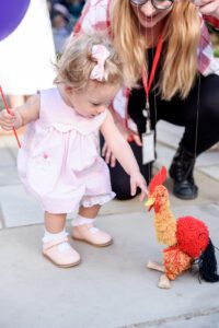 Child at the Picnic at the Library event in Nashville, Tennessee.