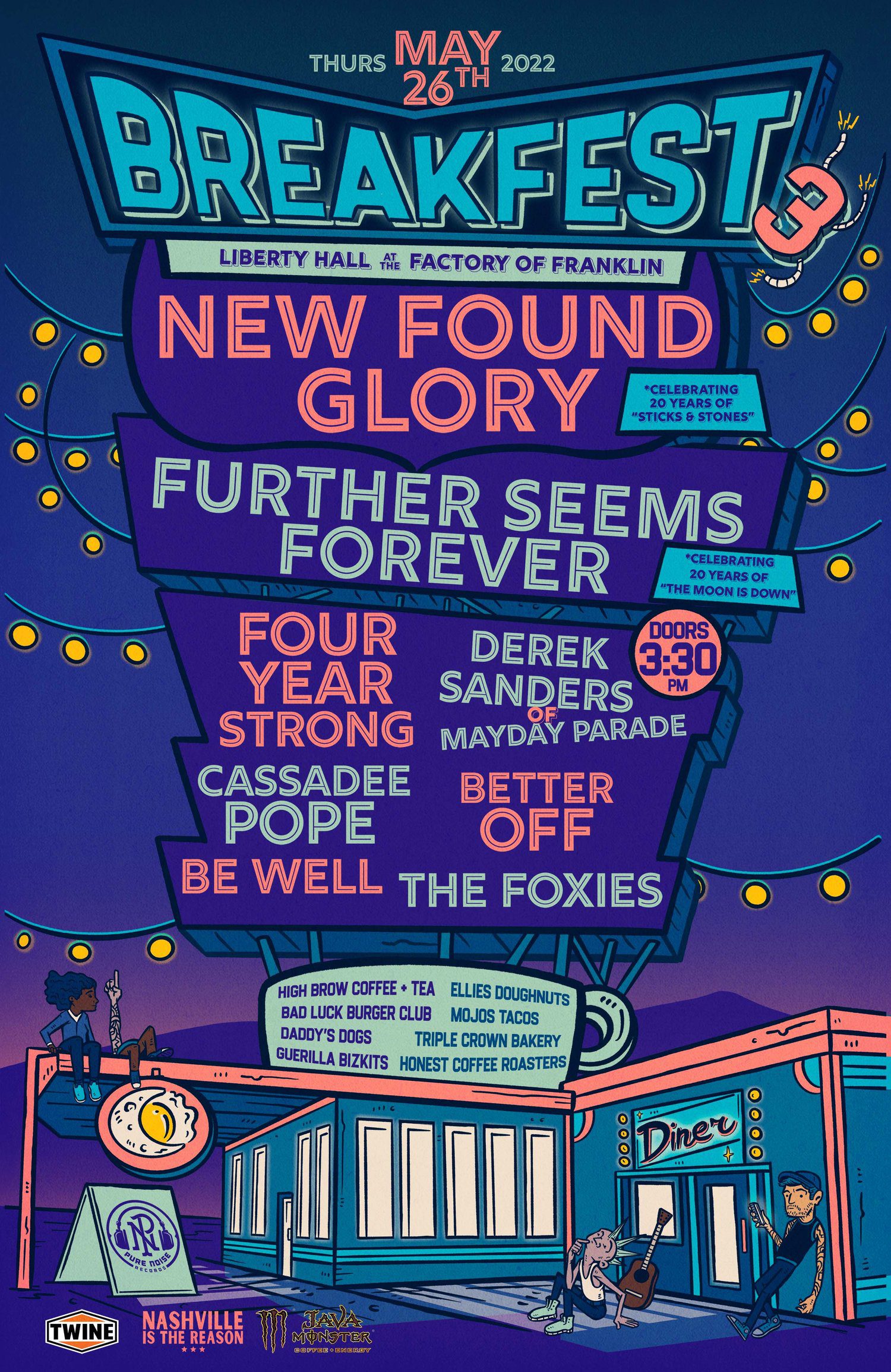 Breakfest Music Festival in Franklin, TN, a breakfast-themed music festival that is fun for all ages!