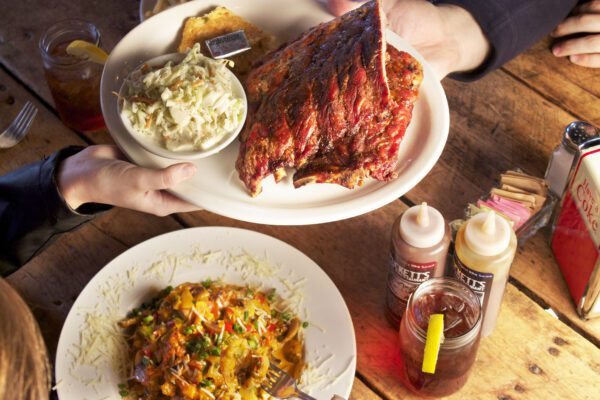 Puckett’s Restaurant Downtown Franklin, TN_Food_Ribs & ShrimpnGrits.