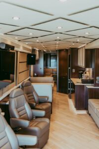 Premiere Transportation Franklin, TN - Bus Interior.