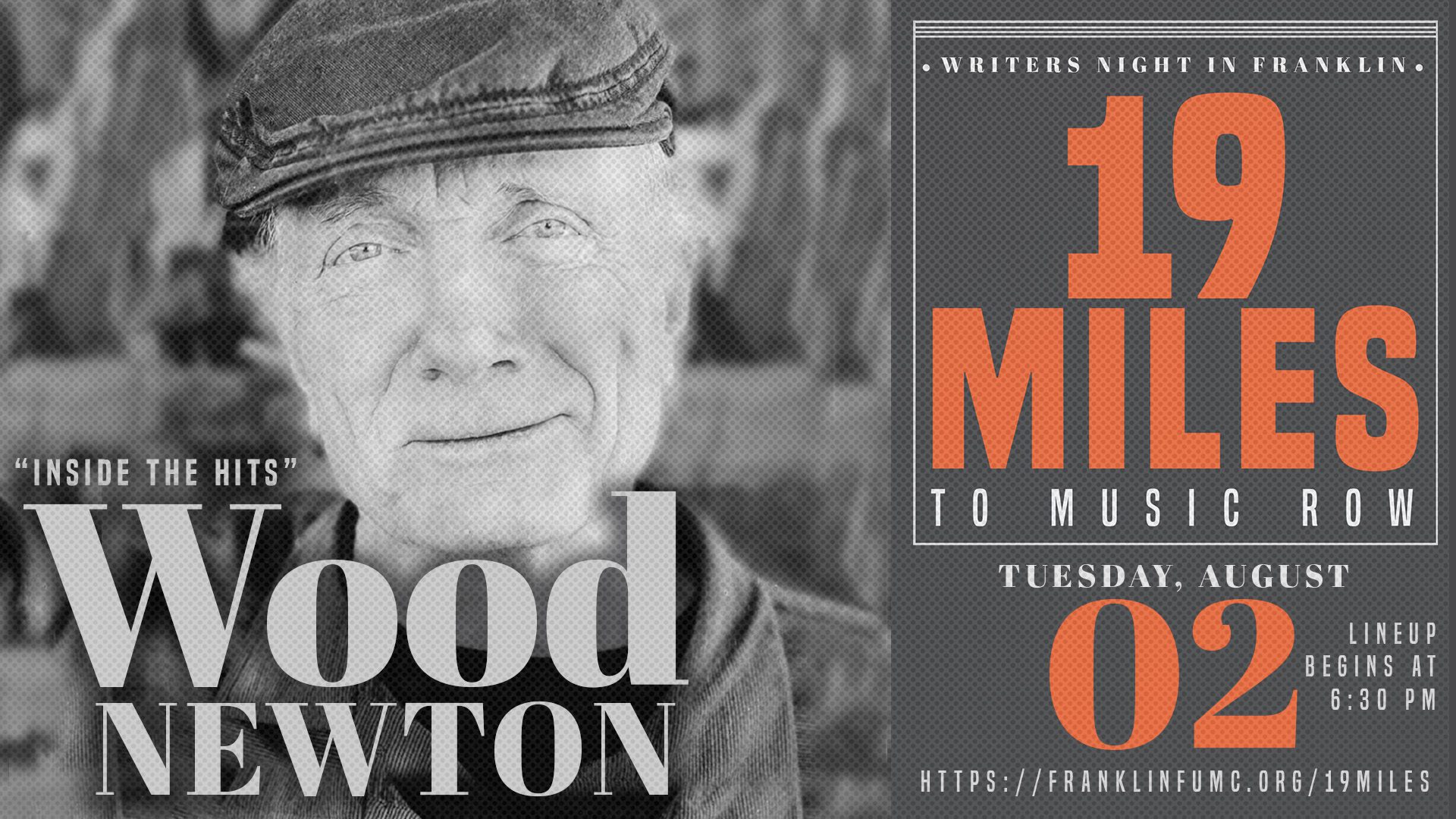 19 Miles to Music Row with Wood Newton - Franklin Event.