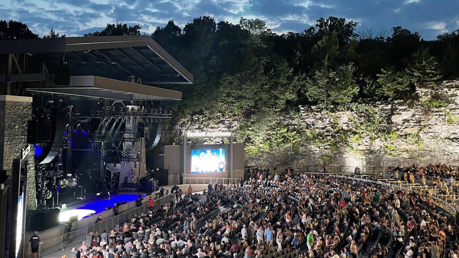 FirstBank Amphitheater Concert in Franklin, Tennessee, Graystone Quarry.