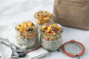 Overnight Oats - The Peach Truck Nashville.