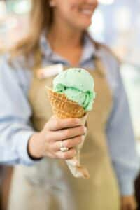 Ice Cream in Downtown Franklin, Tenn at Kilwins.