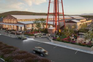 The Factory at Franklin Downtown Franklin Water Tower.