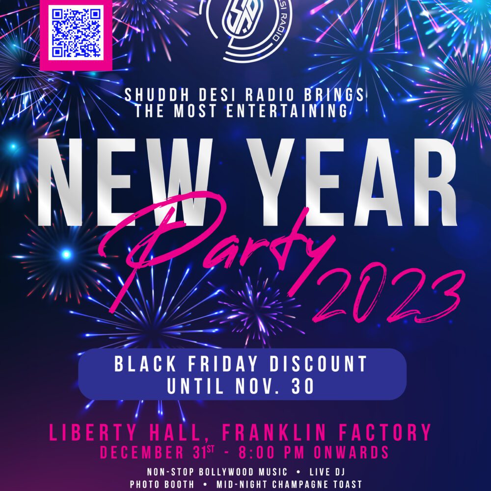 New Year Bollywood Party in downtown Franklin, TN.