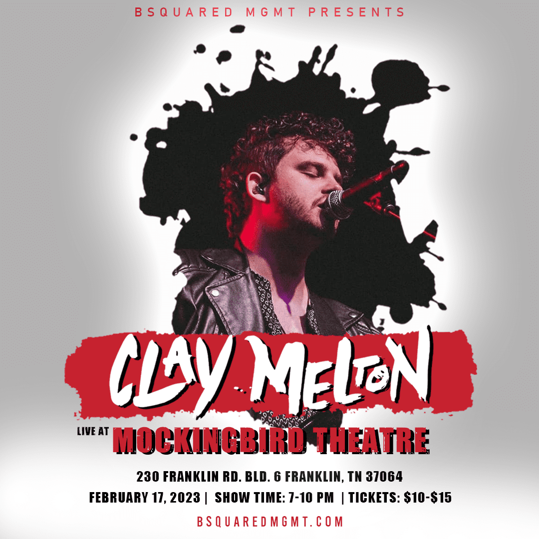 Clay Melton at the Mockingbird Theater in downtown Franklin, Tenn.