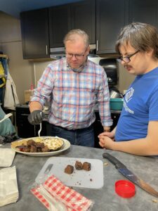 Sampling the S'mores Tres Leches, available at Puckett's Restaurant in Franklin, Nashville, Chattanooga, Columbia, Cullman, Ala, Murfreesboro and Pigeon Forge.