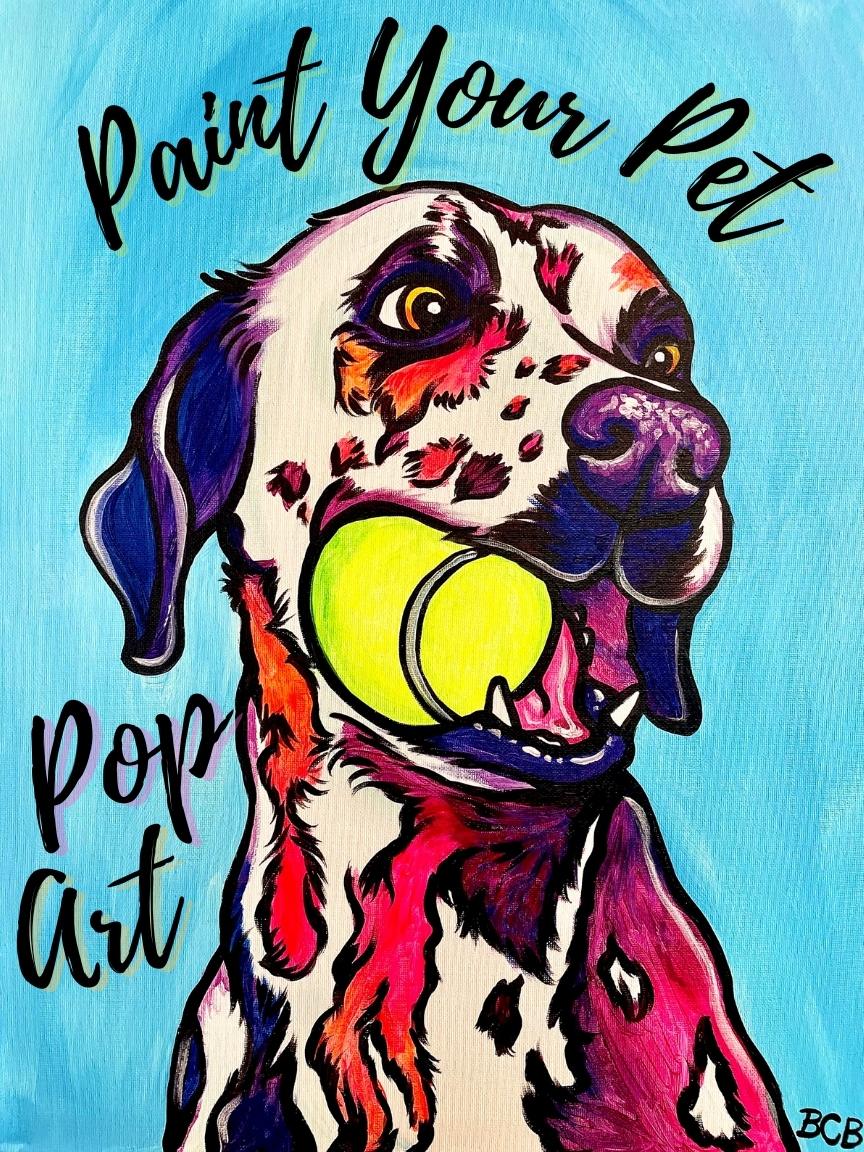 Wine & Design On Wheels Franklin, TN Paint Your Pet