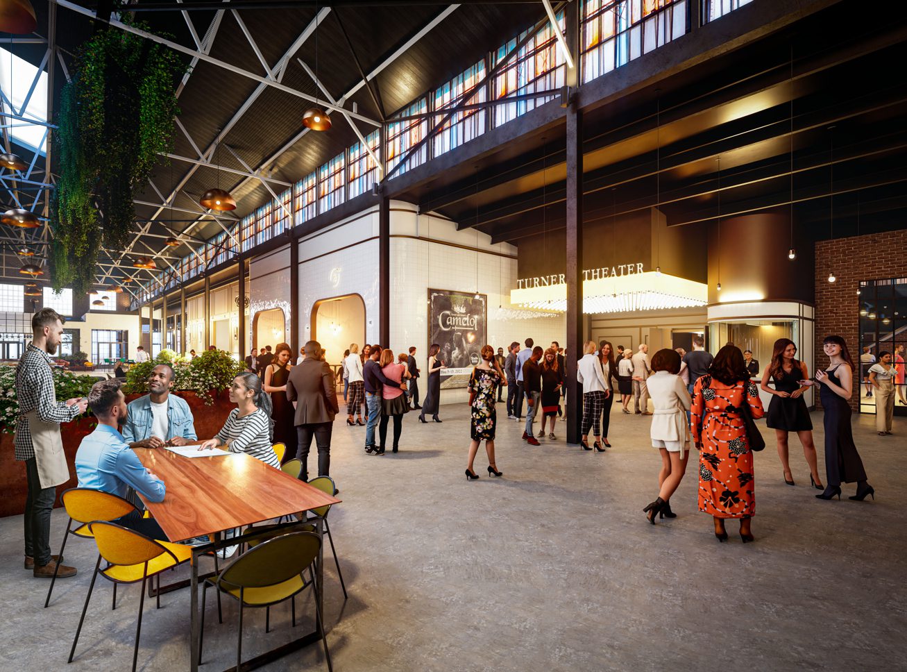 Turner Theater rendering, Turner Theater is located in downtown Franklin, Tennessee inside the Factory at Franklin, experience the most captivating and inspiring theatre that Middle Tennessee has to offer with Studio Tenn at the Turner Theater!