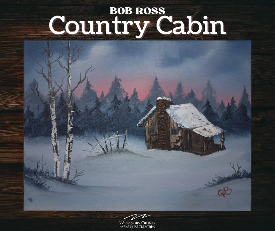 Bob Ross Certified Oil Painting Class in Franklin, Tenn at Williamson County Parks and Recreation, Franklin Recreation Complex.