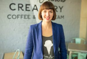 Claire Crowell, Founder + CEO OF Hattie Jane’s Creamery
