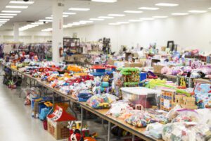 Kids toys for sale at a shopping event in Franklin Tenn._ Little Sprouts Consignment Sale.