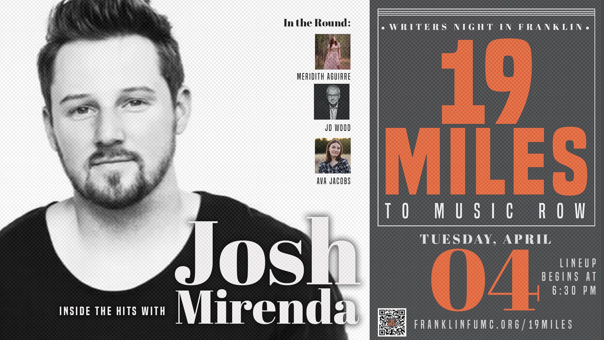 19 Miles to Music Row Franklin, Tenn. Event