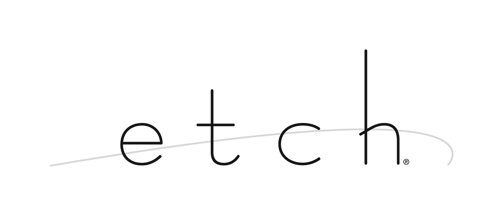 ETCH logo BW, etch restaurant downtown Franklin and Nashville, Tennessee locations.