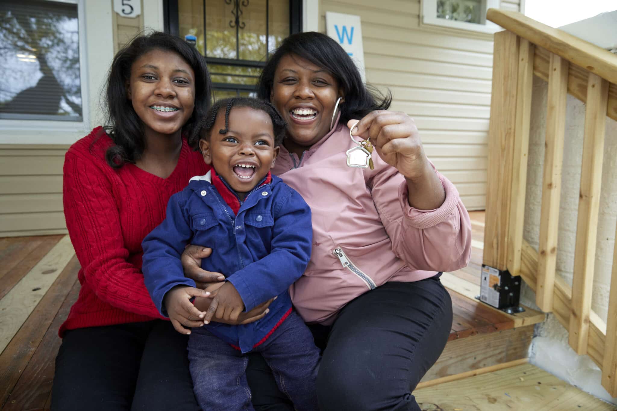 Home is the Key Family Photo