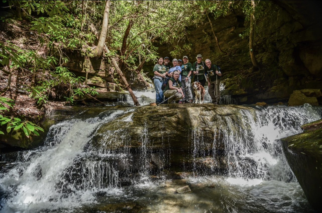 BEST GROUP OR TEAM PHOTO_Rock House Ramblers on Honey Creek Loop - Third annual Hike-a-Thon