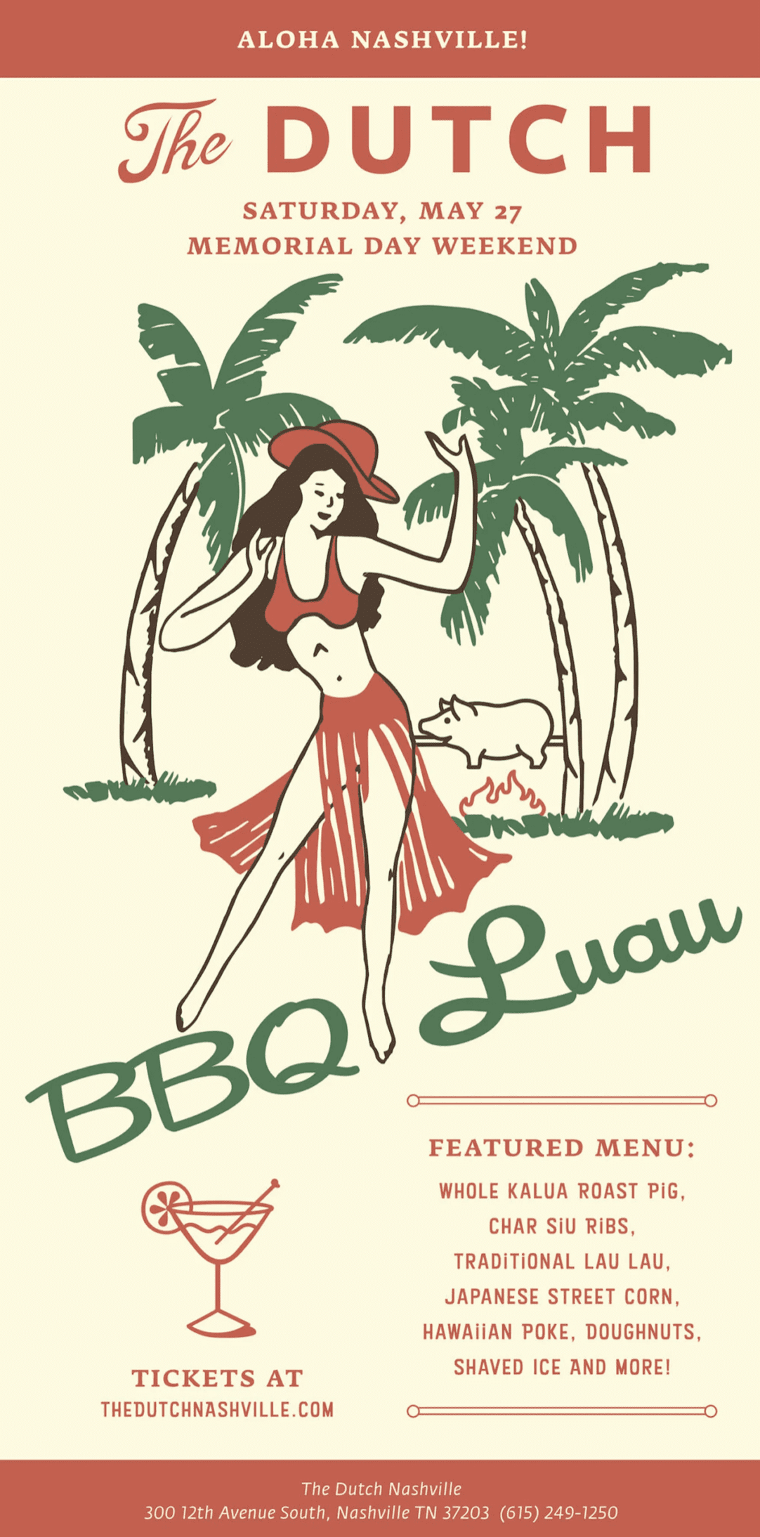 The Dutch Memorial Day Weekend Luau Nashville Tennessee