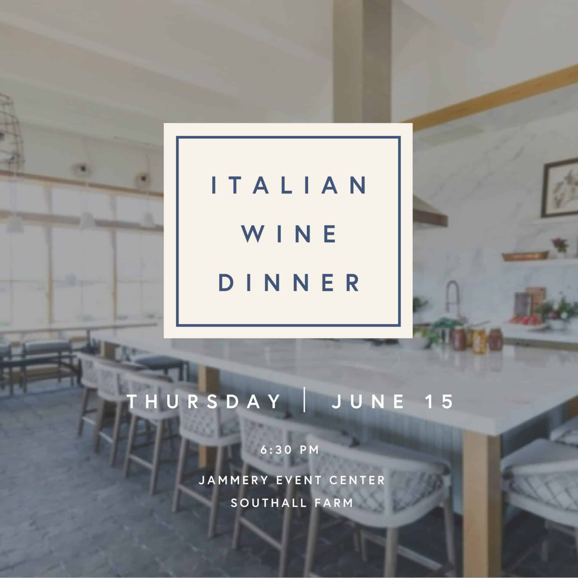 Italian Wine Makers Dinner Franklin, TN Southall