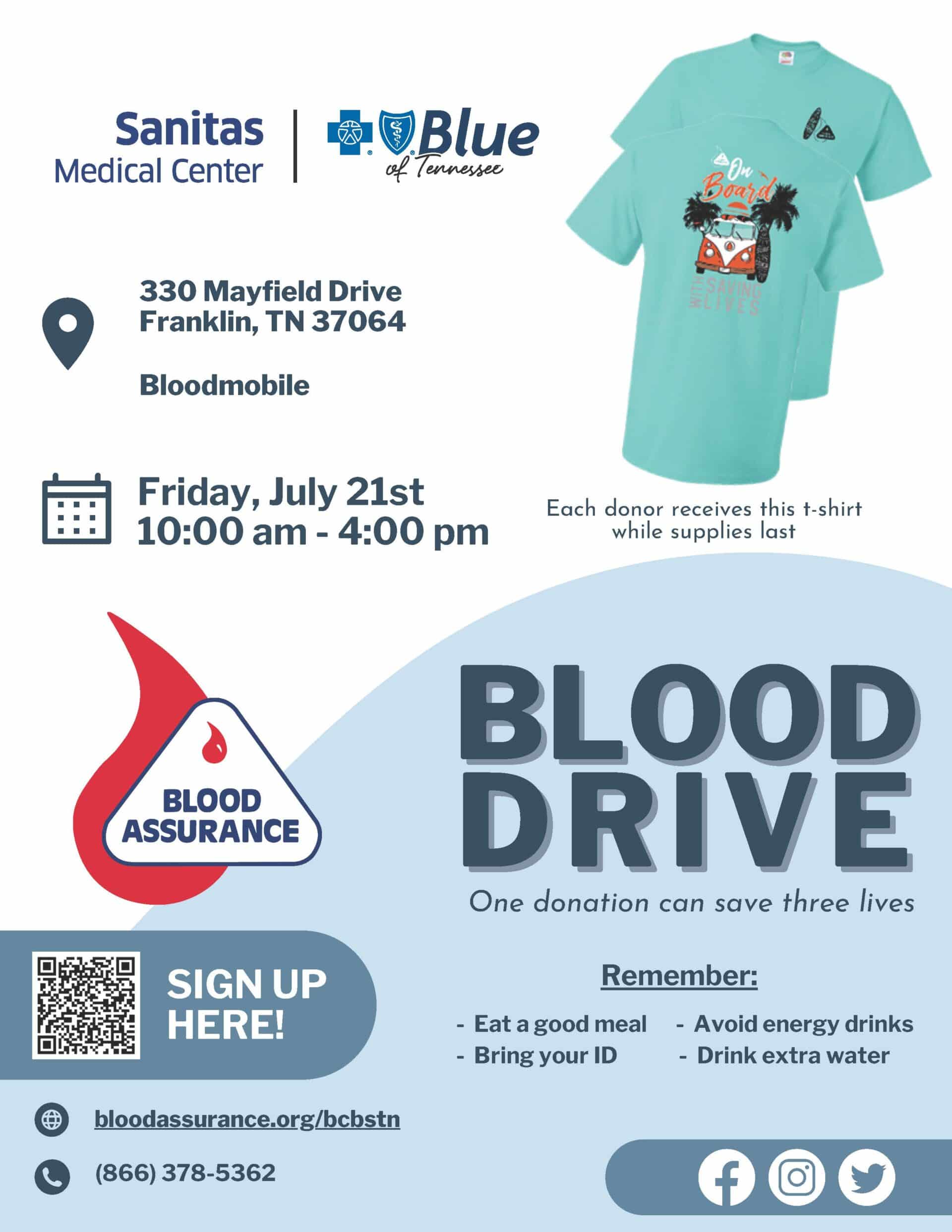 Blood Assurance Blood Drive