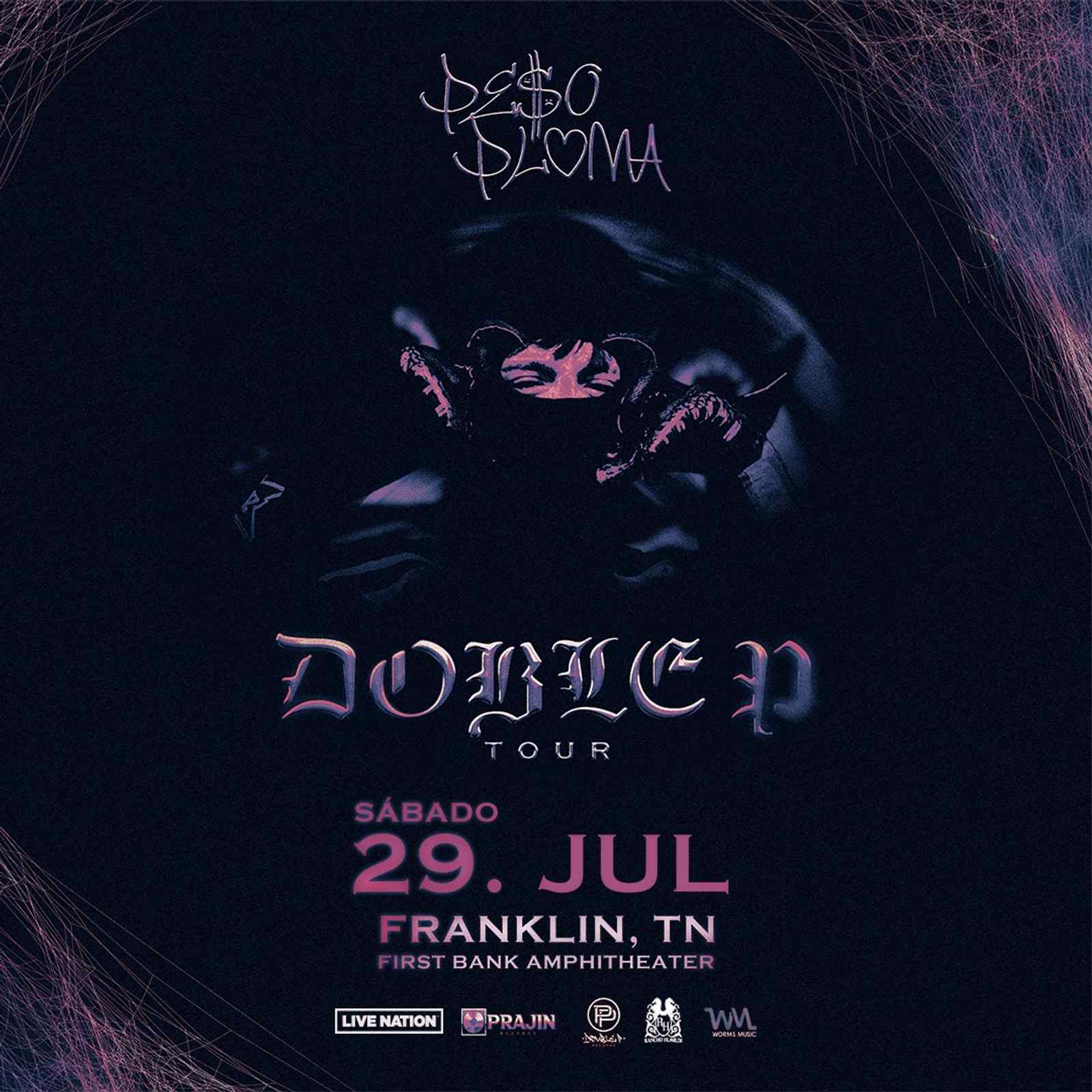 Peso Pluma - Doble P Tour_Franklin, TN FirstBank Amphitheater.