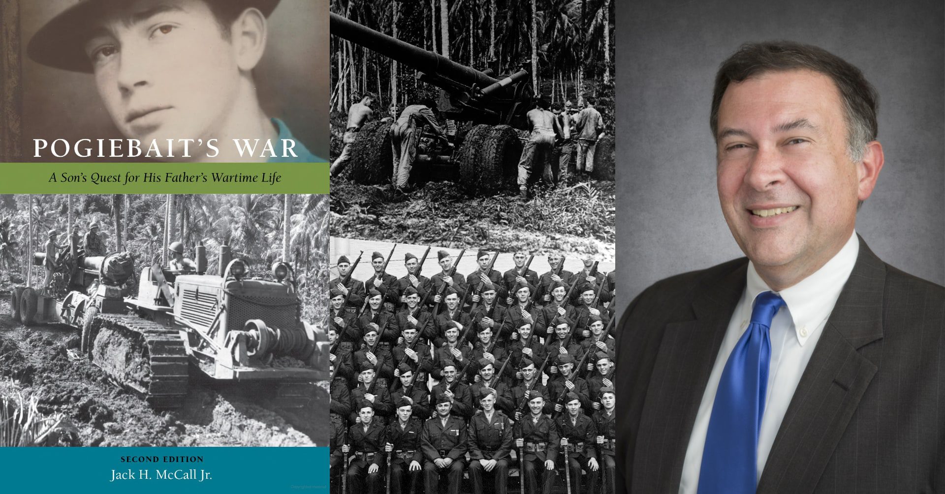 Nick McCall author of Pogiebait's War event in downtown Franklin, Tennessee at Landmark Booksellers.