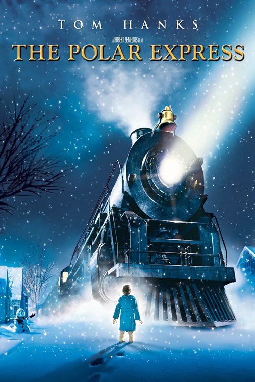 The Polar Express movie showing at The Franklin Theatre in downtown Franklin.