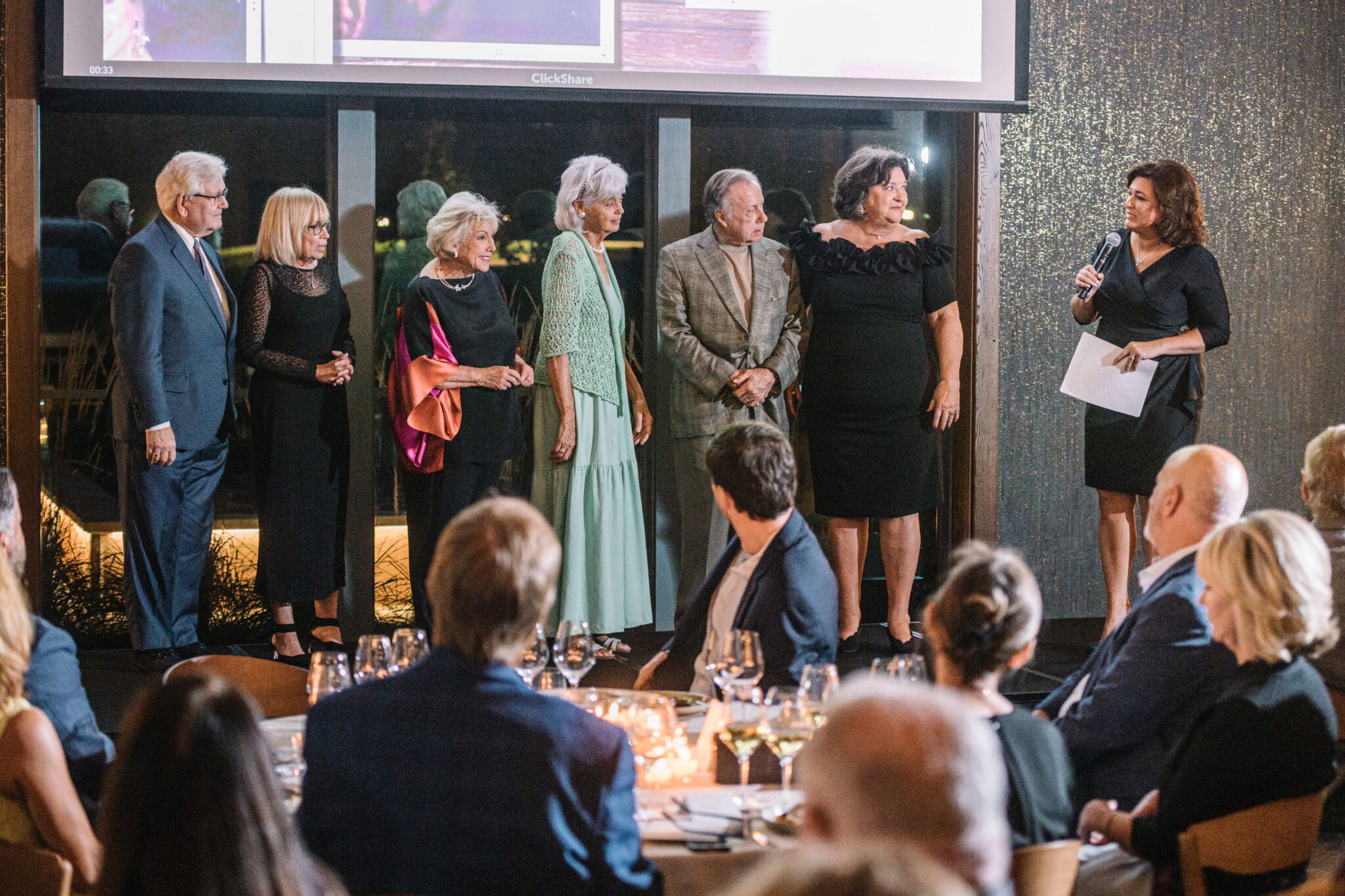 Danny and Teresa Anderson, Marty Ligon, Marilyn and Calvin LeHew, Sondra Morris and Bari Beasley - Heritage Ball Patron Party