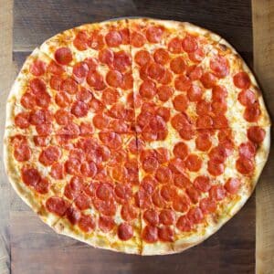 Pizza from Five Points Pizza restaurant in Nashville, TN.