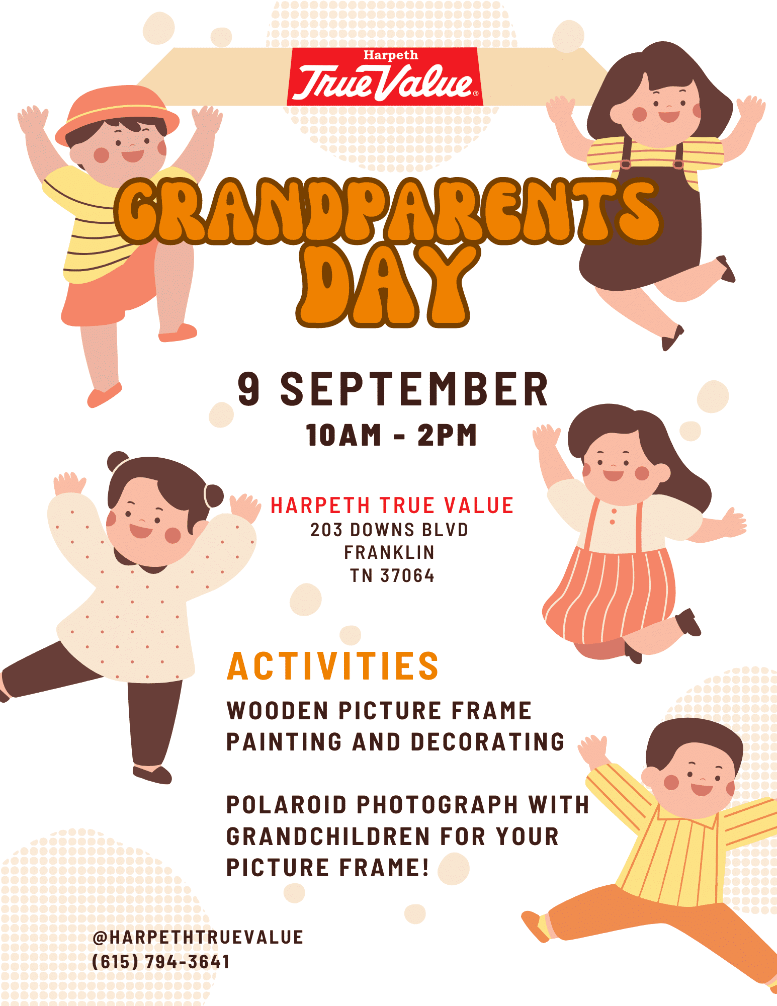 Grandparent’s Day at Franklin Harpeth True Value.